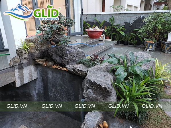 Thiết Kế Thi Công Hồ Cá Koi Vinhome Ocean Park Gia Lâm